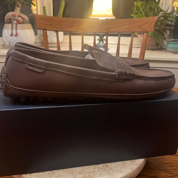 🤎 NIB Mens Cole Haan Grant Canoe Penny Loafer (11)